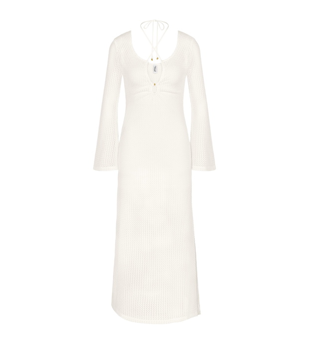 TRIUMPH_Beach MyWear Crochet Long Dress_Silk White_209 zł