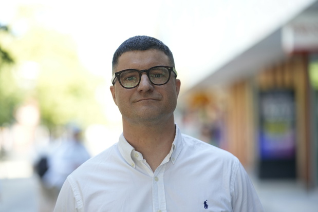Franciszek Machalica, syn Piotra Machalicy przed studiem „Dzień Dobry TVN”, Warszawa, 22.06.2025 r.