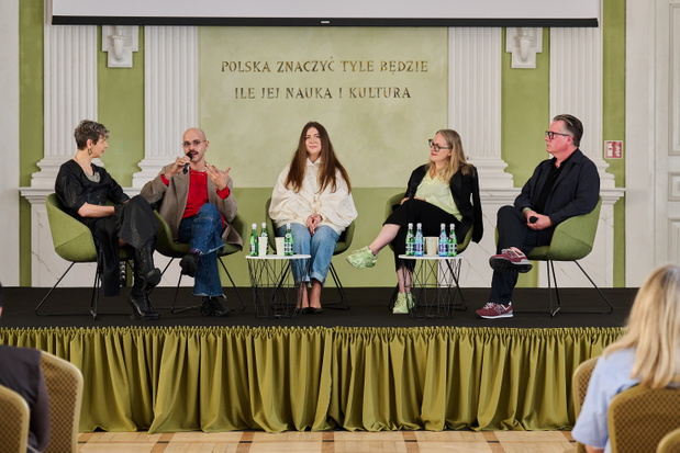 od lewej: Marlena Woolford, Costas Kazantzis, Odeta Jace, Juliane Kahl i Scott Lipinski