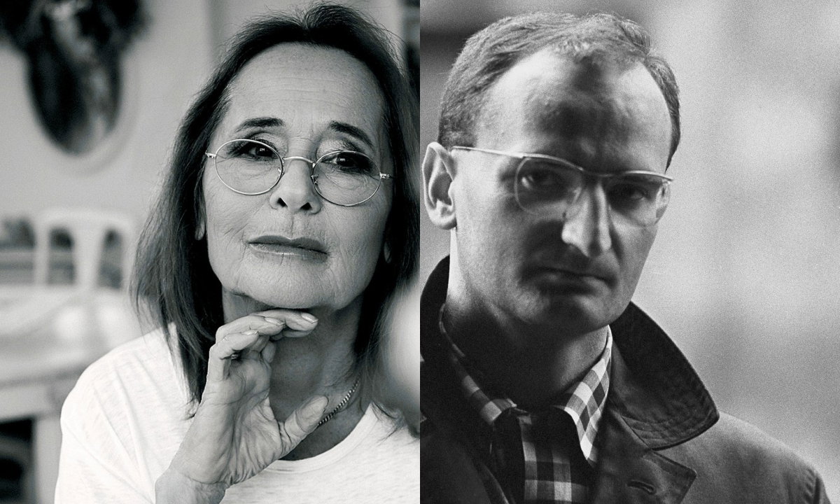 Sławomir Mrożek, Roma Ligocka.