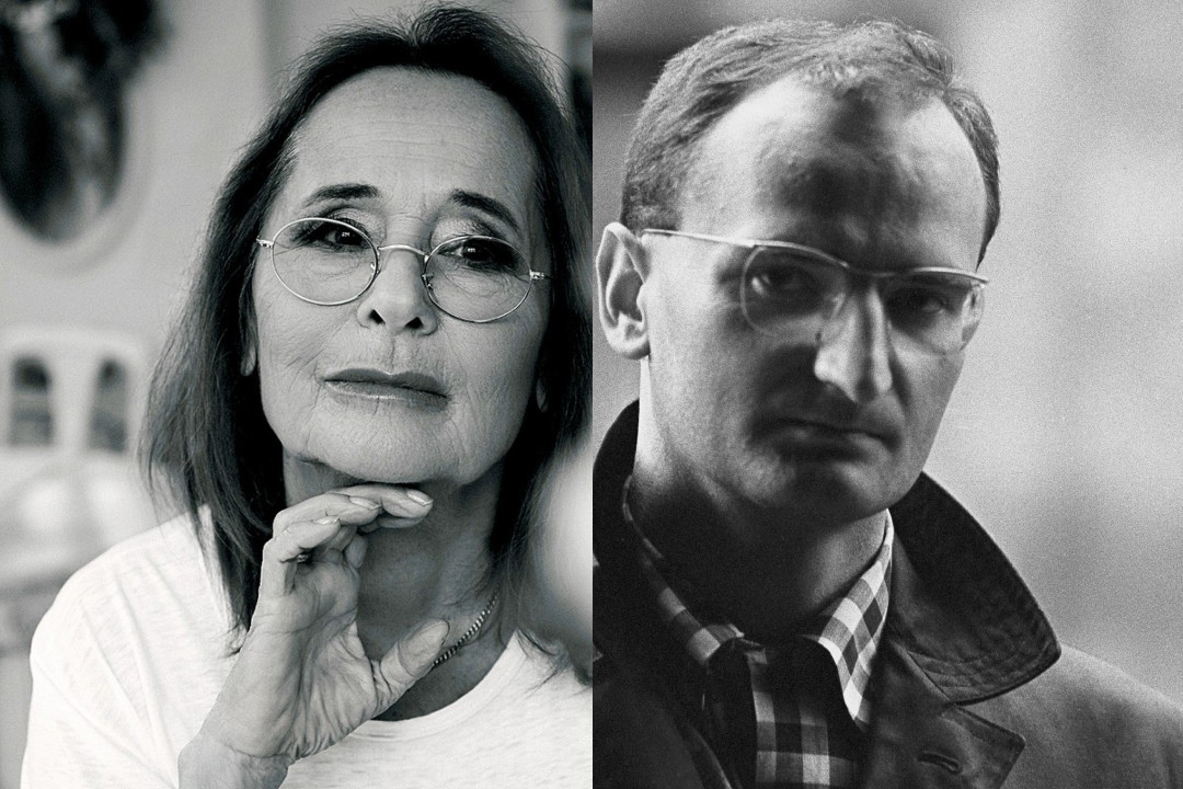 Sławomir Mrożek, Roma Ligocka.