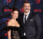 Millie Bobby Brown i David Harbour na premierze 5. sezonuserialu "Stranger Things" - 6.11.2025, Los Angeles, USA