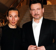 Robert Więckiewicz, Natalia Adaszyńska, Teatr Narodowy, Warszawa, wręczenie Polskich Nagród Filmowych Orły 2012, 04.03.2013 rok