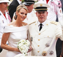 Ślub księcia Alberta i księżnej Charlene Wittstock Monako, królewski ślub