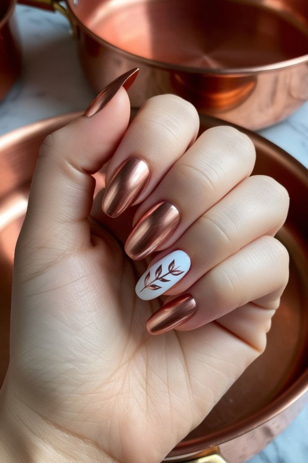 manicure copper