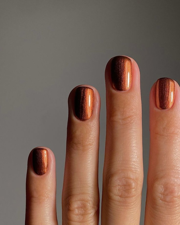 manicure copper