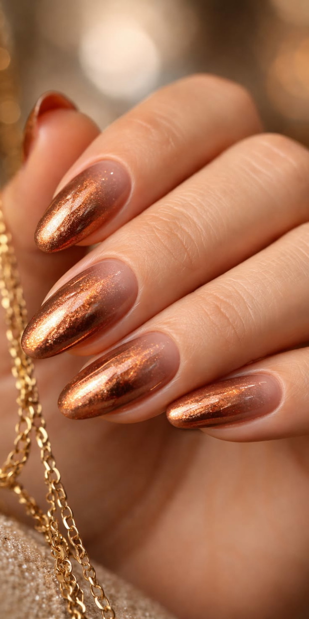 manicure copper