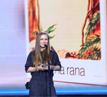 Dorota Masłowska na ceremonii wręczenia Warszawa Nagród Literackich Nike - 5.10.2025, Warszawa, Polska