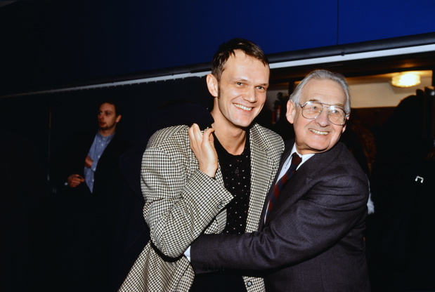 Cezary Pazura i Andrzej Wajda