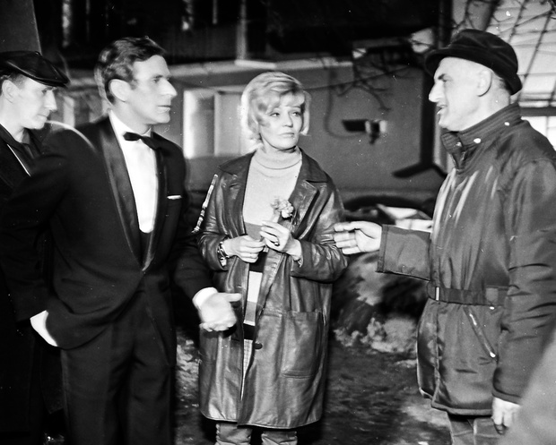 krecenie filmu "Gra", 1967