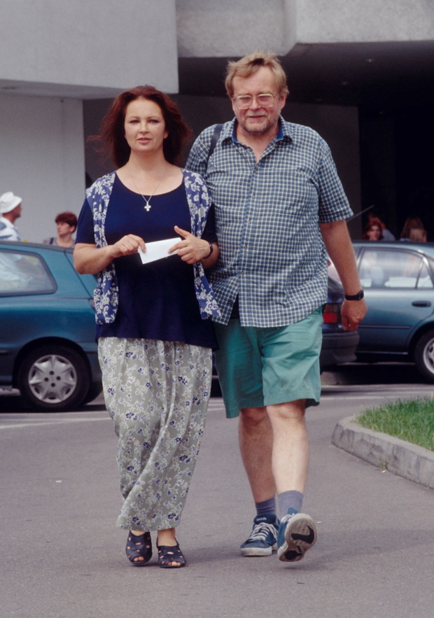 Anna Dymna i jej maz Krzysztof Orzechowski