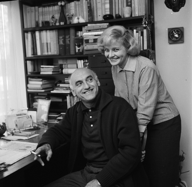 Jerzy Kawalerowicz i Lucyna Winnicka - prywatnie