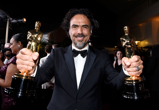 Alejandro Gonzalez Inarritu na 87. rozdaniu nagród Akademii Filmowej - 22.02.2015, Los Angeles, USA