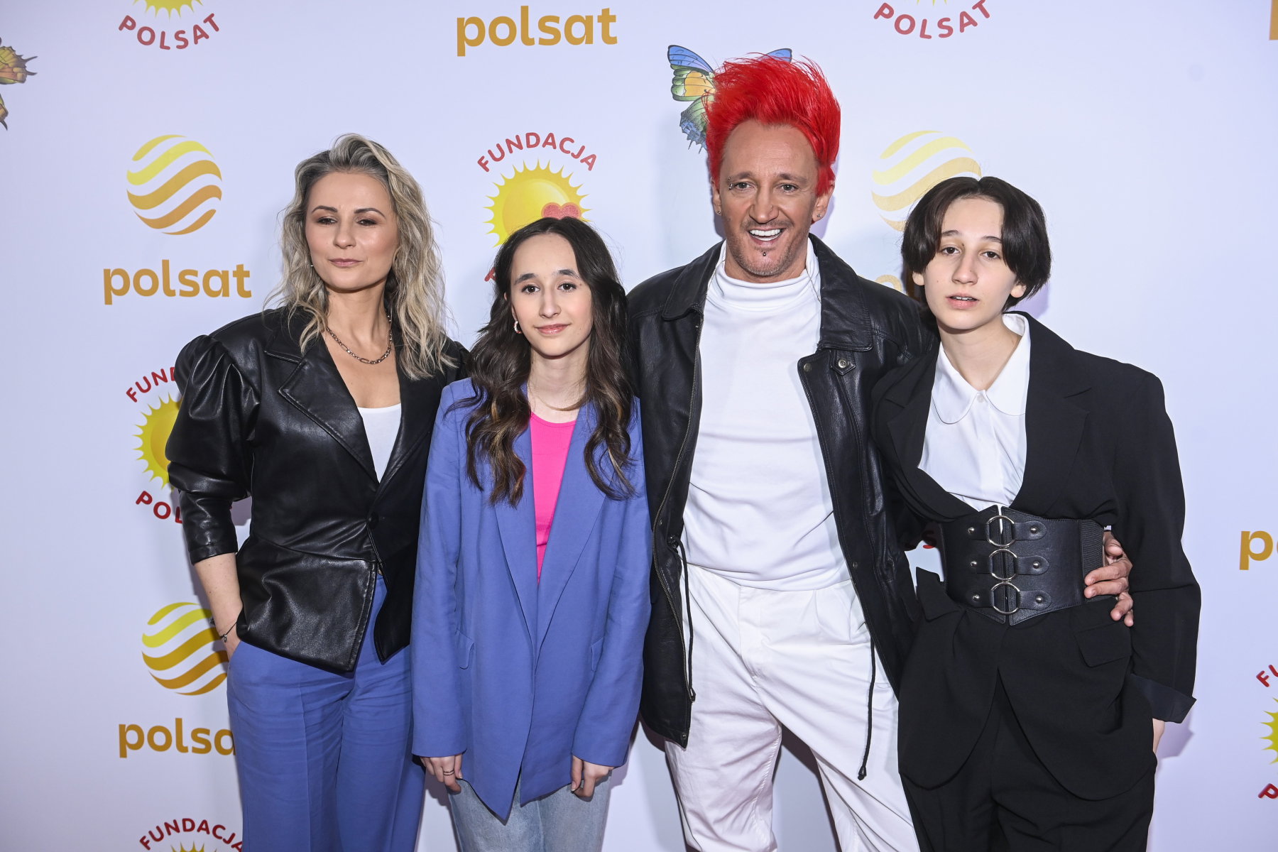 Michał Wiśniewski, Anna Świątczak, Etiennette Wiśniewska, Vivienne Wiśniewska
