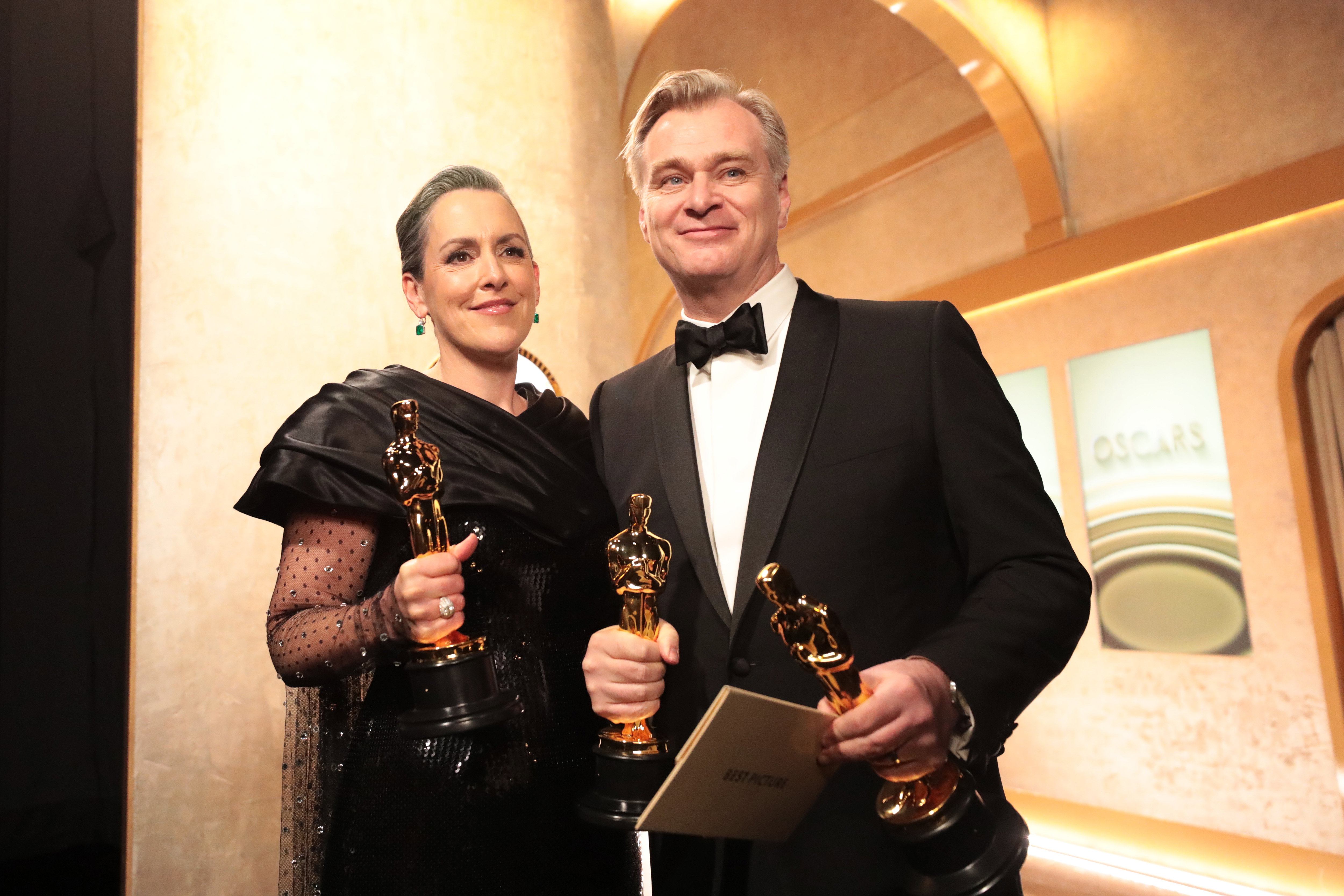 Christopher Nolan, jego żona Emma Thomas