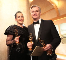 Christopher Nolan, jego żona Emma Thomas