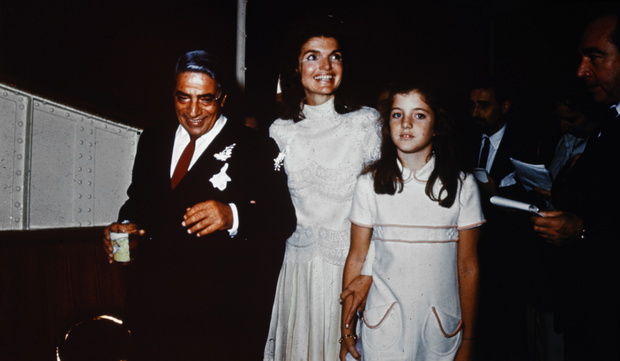 Aristotle Onassis, Jackie Kennedy, Caroline Kennedy