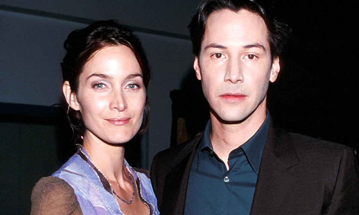 Keanu Reeves  i Carrie-Anne Moss, 2000 rok
