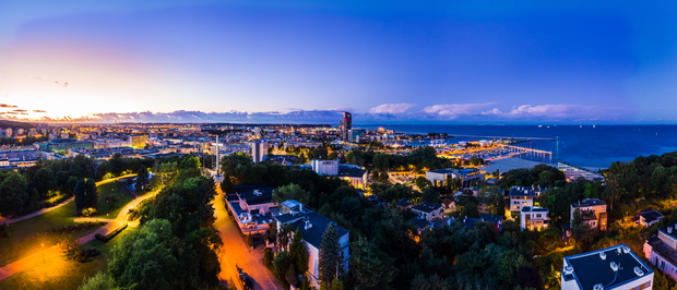 Gdynia panorama z Kamiennej Góry