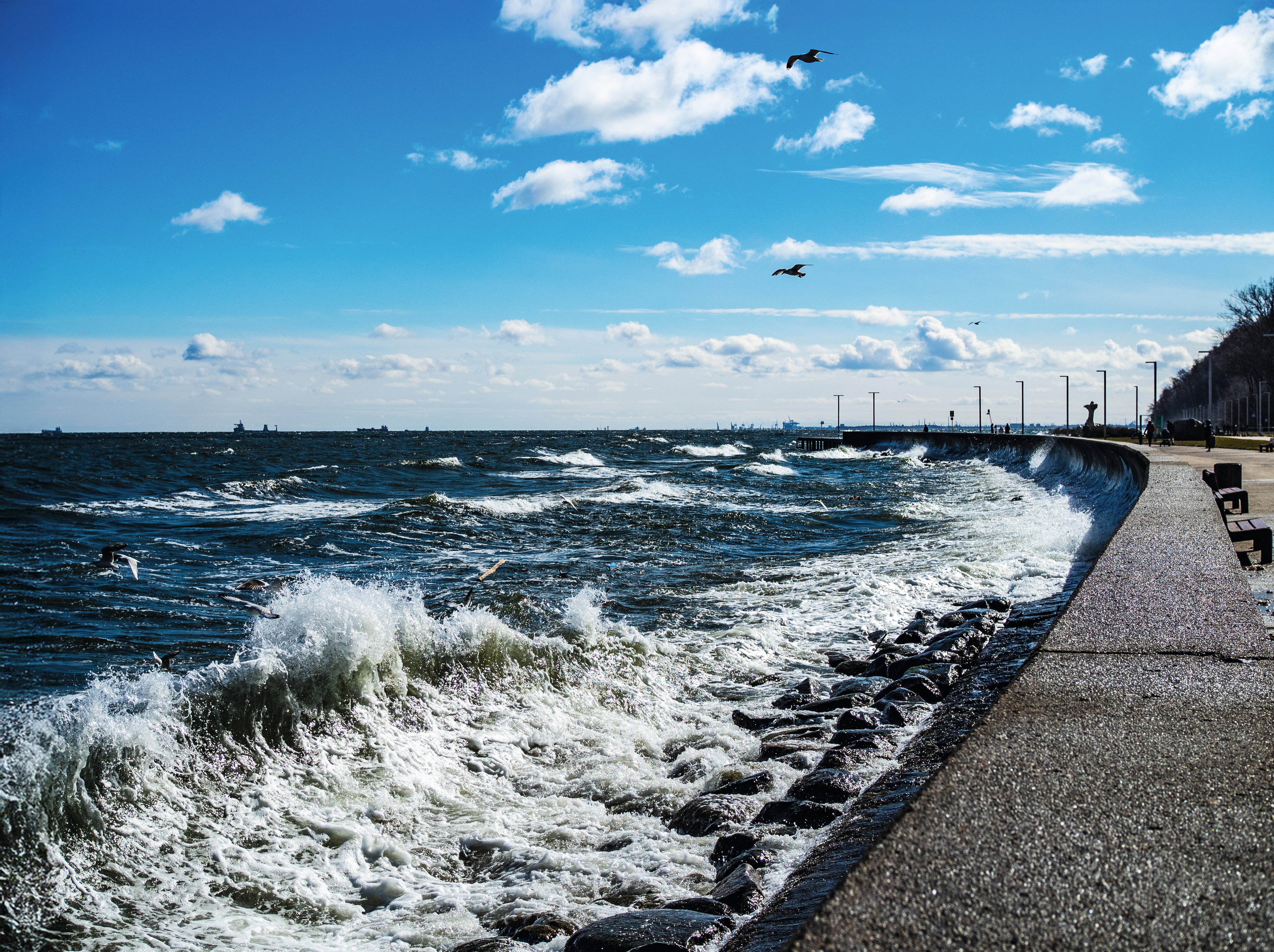 View of  Gdynia coast
