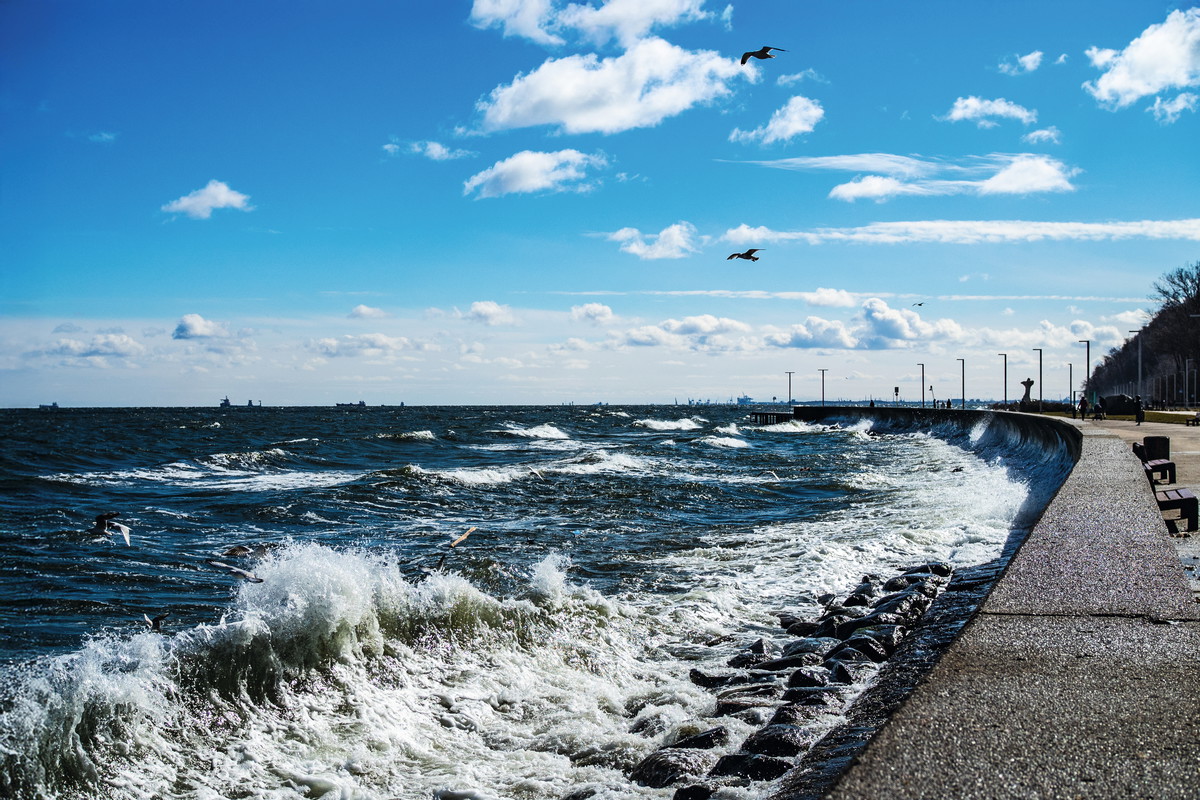 View of Gdynia coast