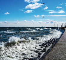 View of Gdynia coast