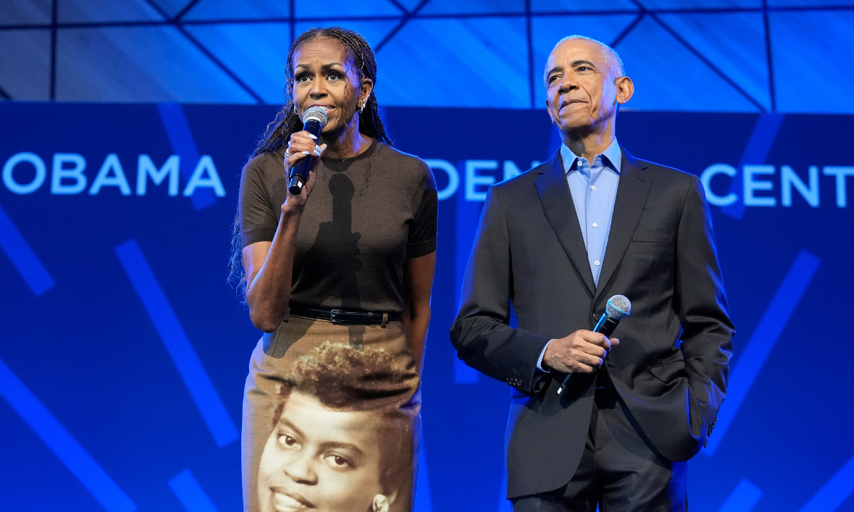 Michelle i Barack Obama na evencie w Obama Presidental Library - 16.06.2026, Chicago, USA
