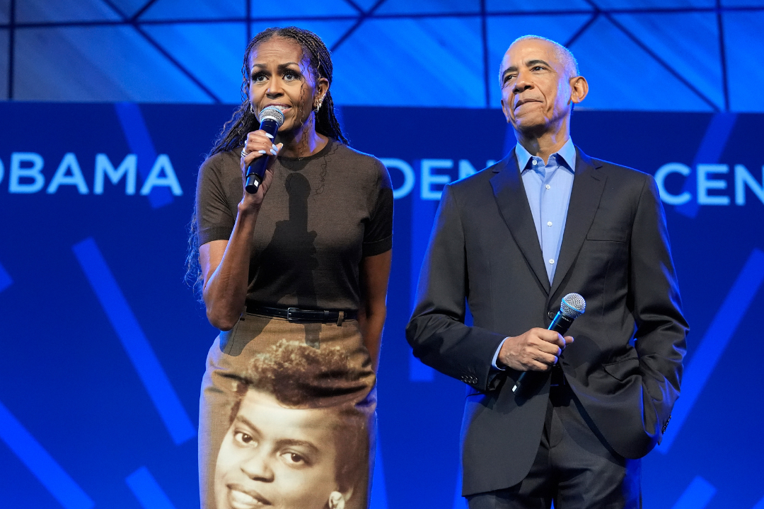 Michelle i Barack Obama na evencie w Obama Presidental Library - 16.06.2026, Chicago, USA