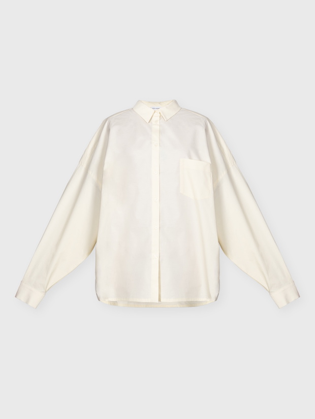 koszula-oversize-z-chrupiacej-bawelny-MIEL-buttermilk-przod