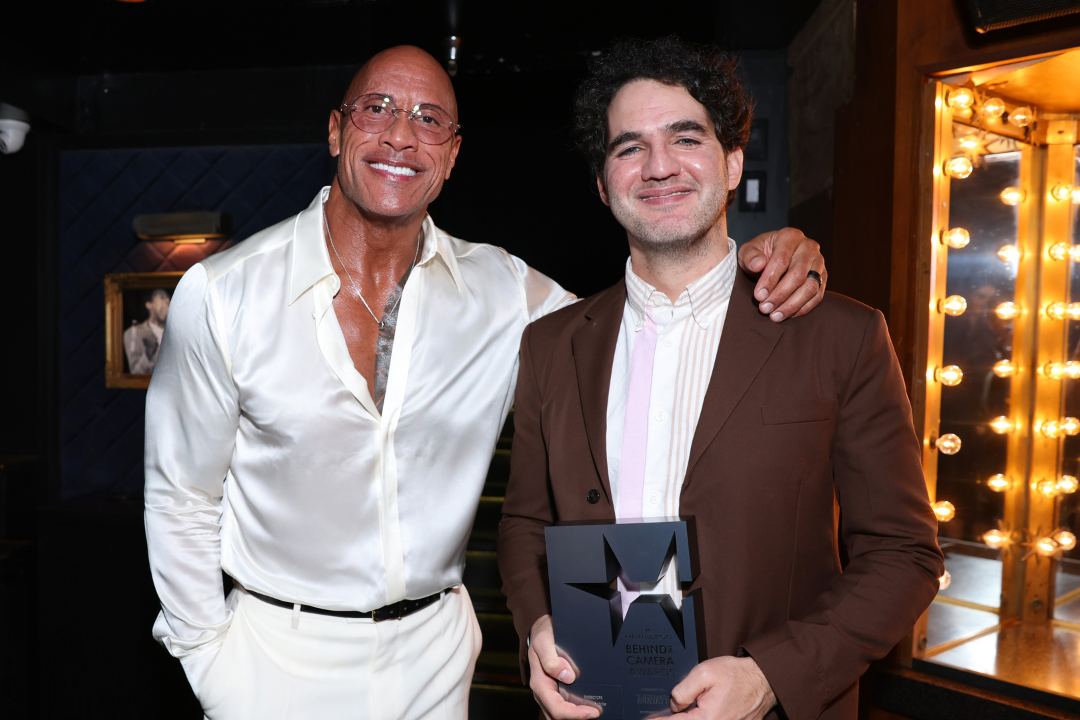 Dwayne Johnson i Benny Safdie na 14. rozdaniu nagród Hamilton Behind the Camera - 5.11.2025, Los Angeles, USA
