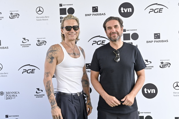 Marcin Dorociński i Wojciech Mazolewski