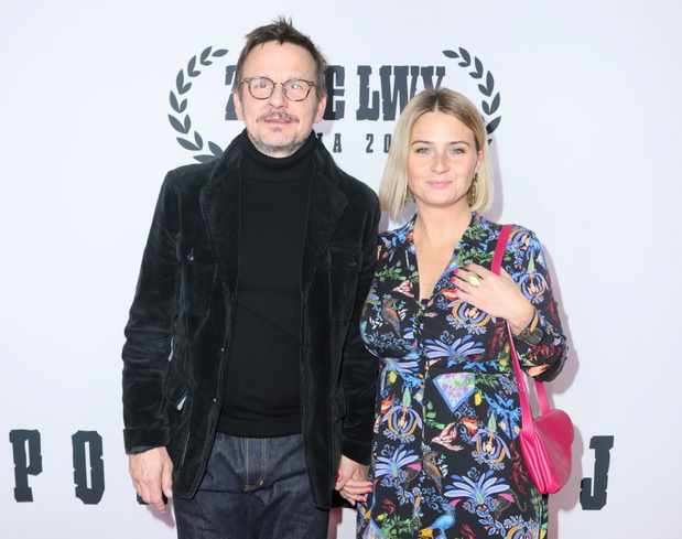 Bartłomiej Topa, Gabriela Mierzwiak, Warszawa, 23.01.2024. Premiera filmu "Kos"