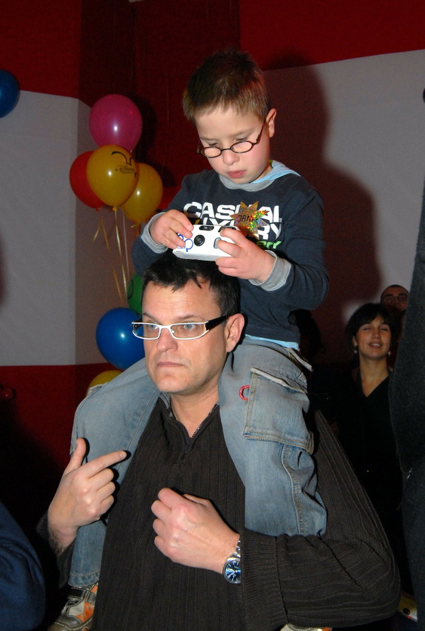 Andrzej Morozowski i jego syn Jan, 2006 rok