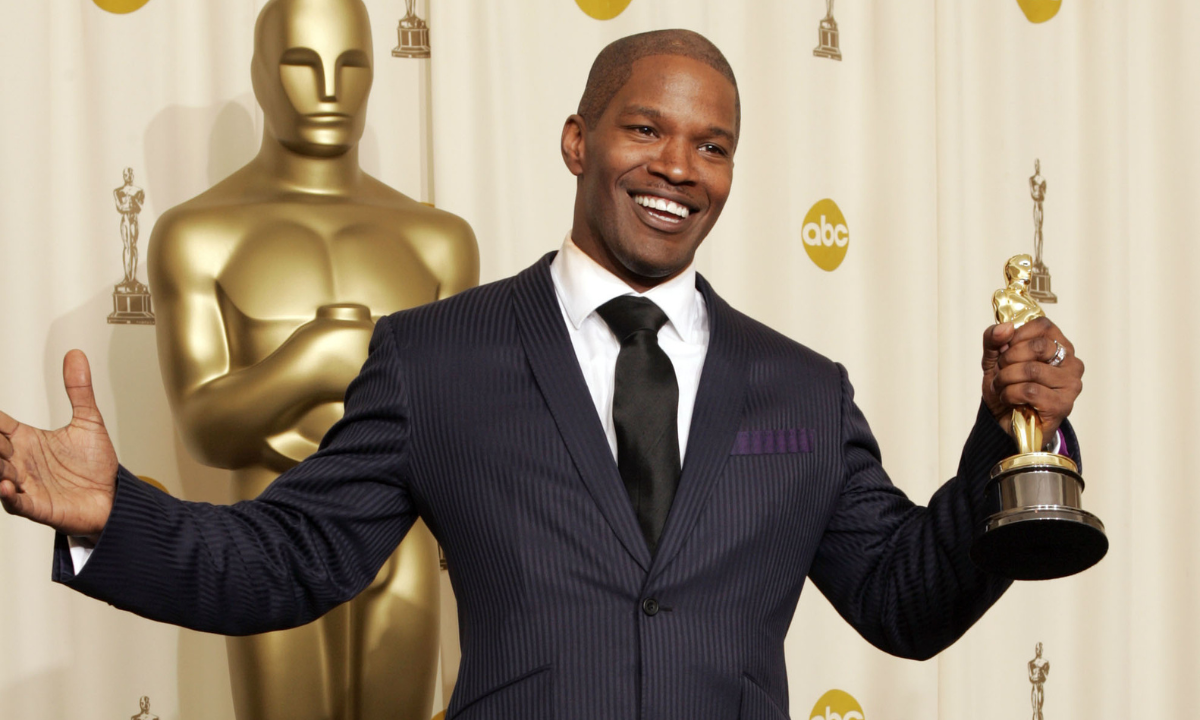 Jamie Foxx na 77. gali rozdania nagród Akademii Filmowej - 27.02.2005, Los Angeles, USA