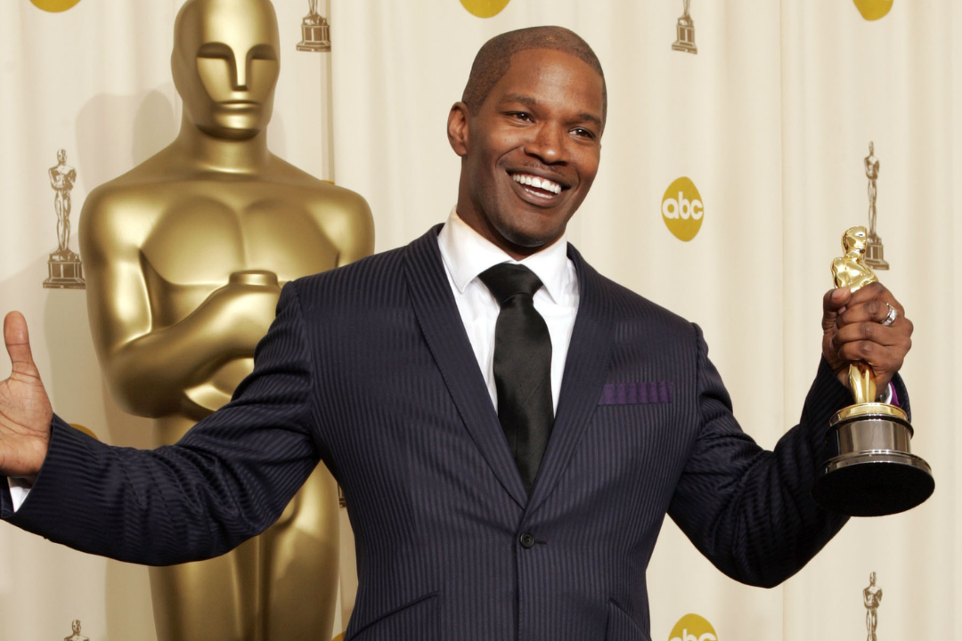 Jamie Foxx na 77. gali rozdania nagród Akademii Filmowej - 27.02.2005, Los Angeles, USA