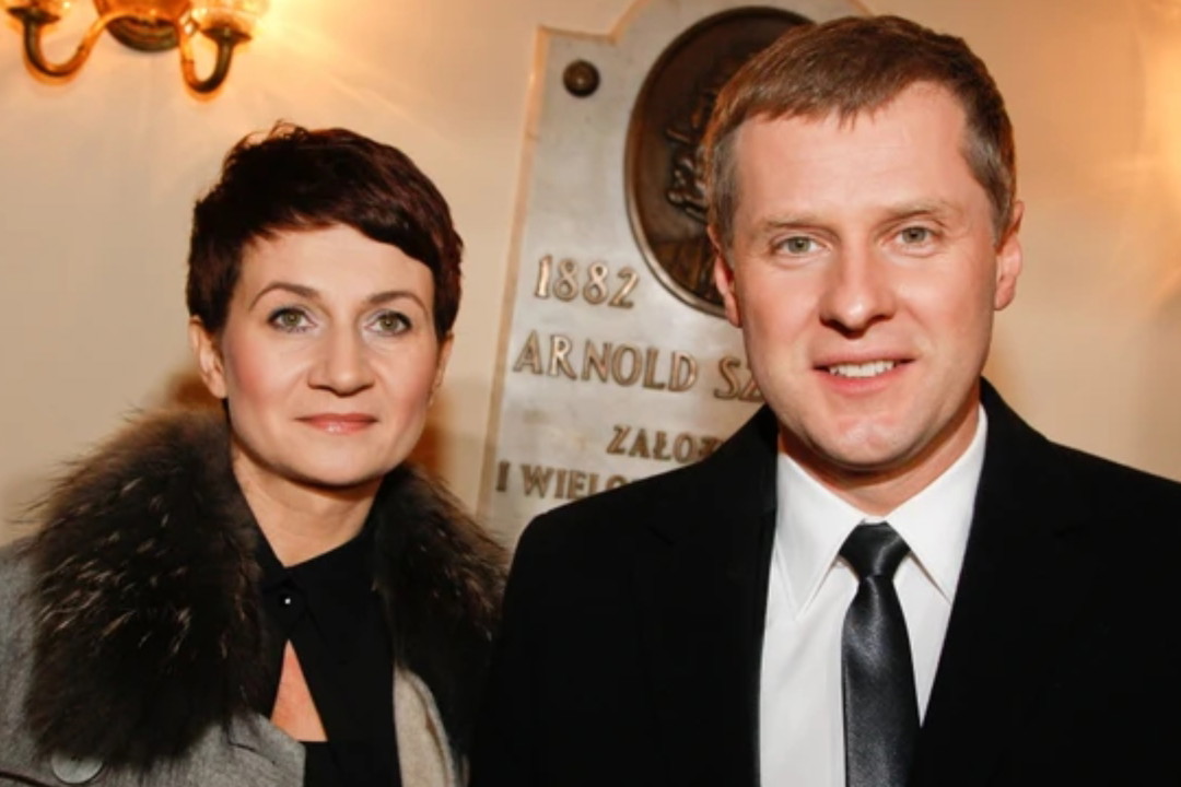 Krzysztof Respondek, żona Katarzyna Respondek, jubileusz 40-lecia TVP2, Warszawa, 23.10.2010 rok