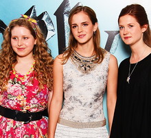 Jessie Cave, Emma Watson i Bonnie Wright, 2009 rok