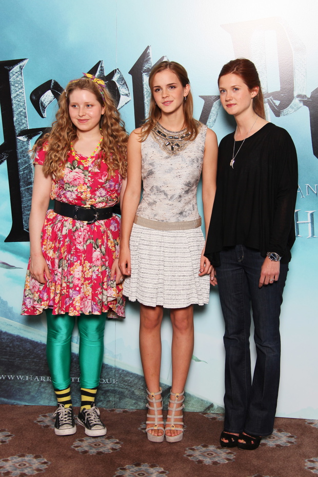 Jessie Cave, Emma Watson i Bonnie Wright, 2009 rok