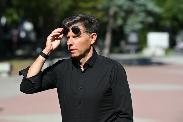 Ryszard Petru. 14.08.2026 Warszawa. Pogrzeb Andrzeja Morozowskiego.