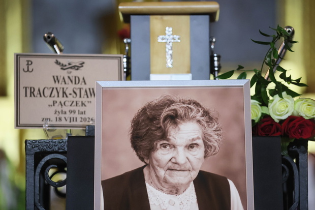 Pogrzeb Wandy Traczyk-Stawskiej