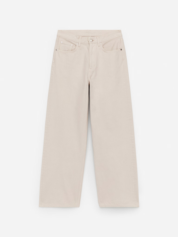 Jeansy wide Coral