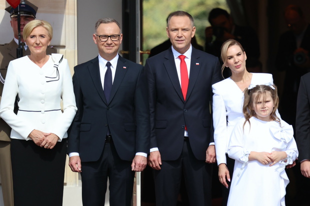 Agata Kornhauser-Duda, Andrzej Duda, Karol Nawrocki, Marta Nawrocka, Katarzyna Nawrocka