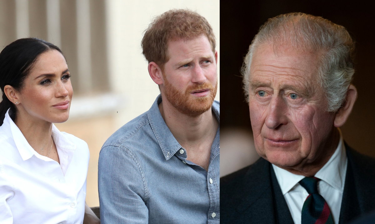 Meghan Markle, książę Harry, król Karol III