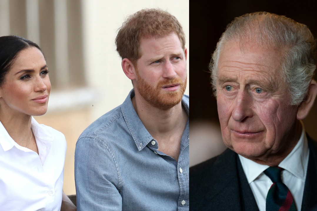 Meghan Markle, książę Harry, król Karol III