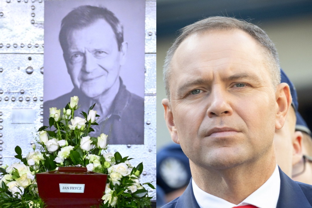 Pogrzeb Jana Frycza, Karol Nawrocki
