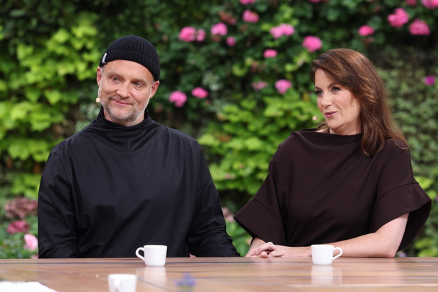 Jarek Weber z żoną, Agatą Weber - Nagranie programu Pytanie na Sniadanie