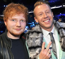 Ed Sheeran i Macklemore, 2013 r. MTV Video Music Awards