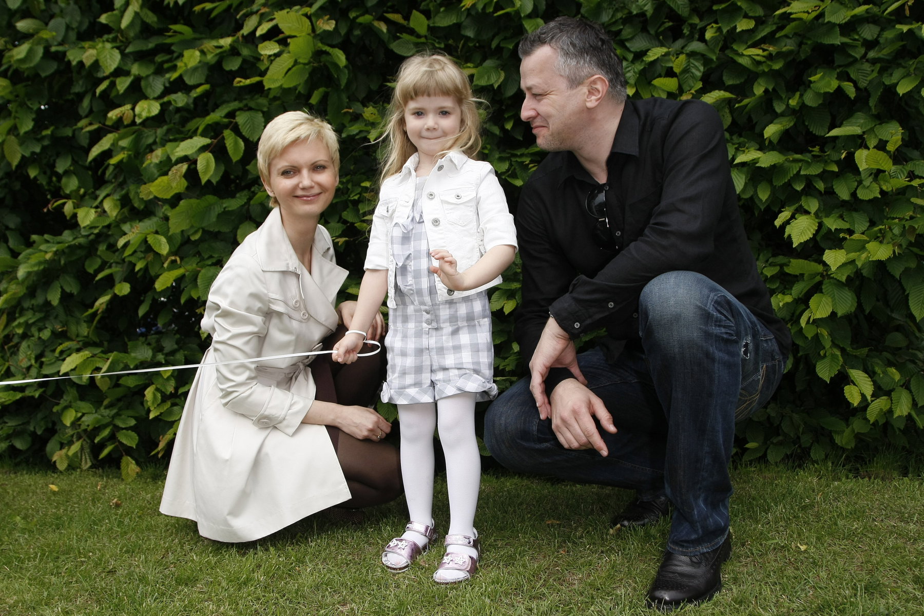 Wojciech Majchrzak, Olga Borys i Maja Majchrzak czerwiec 2010