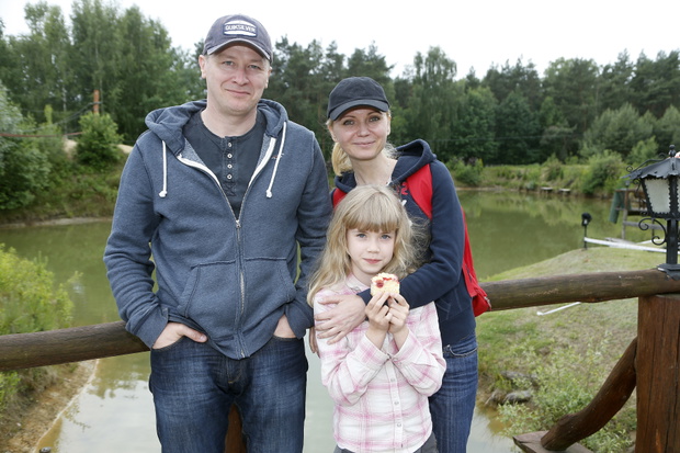 Wojciech Majchrzak, Olga Borys i Maja Majchrzak
