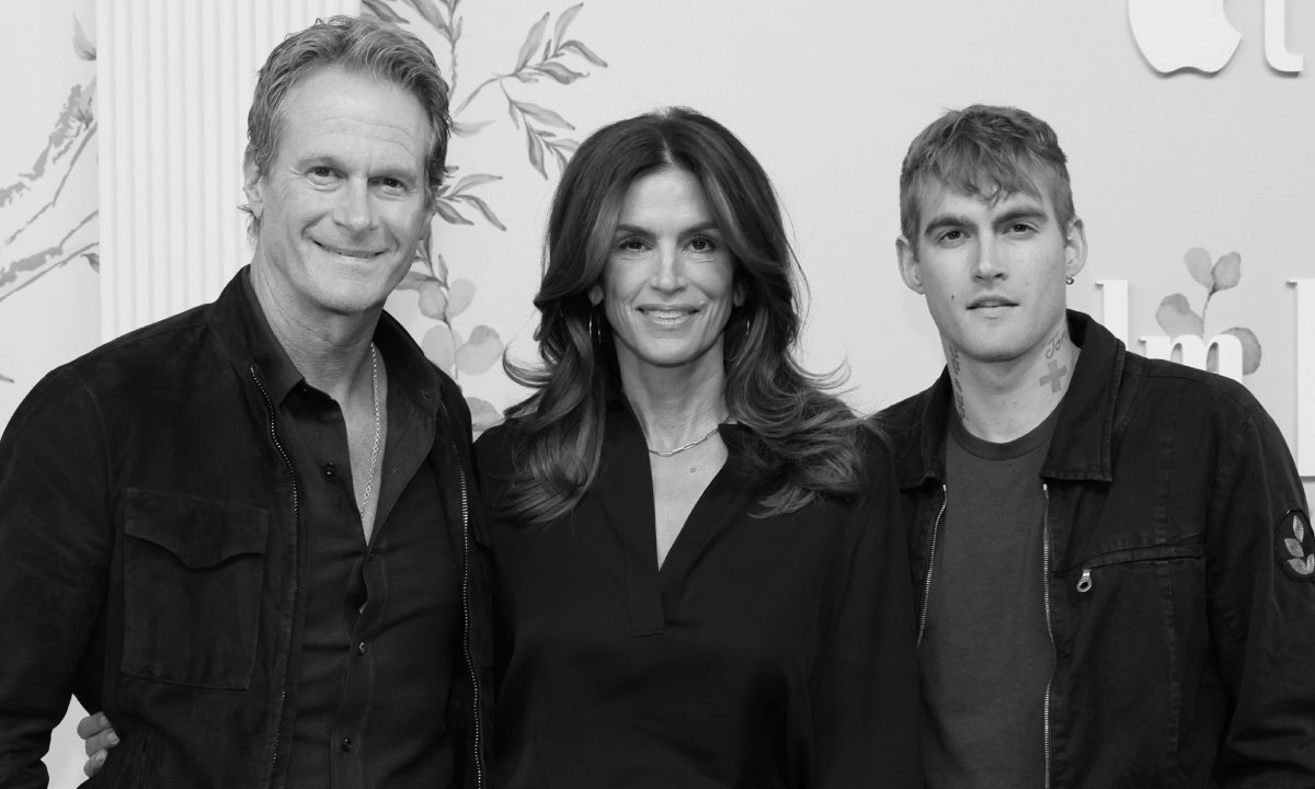 Rande Gerber, Cindy Crawford i Presley Walker Gerber. 14.03.2024.